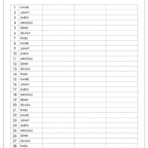 Kalender keluarga 2026 Kalender keluarga 2026